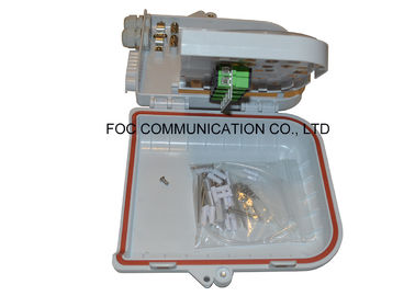 Optical Fiber Termination Box Fiber Optic Patch Panel 12 Core For Mini Tube Type PLC Splitter 1*8